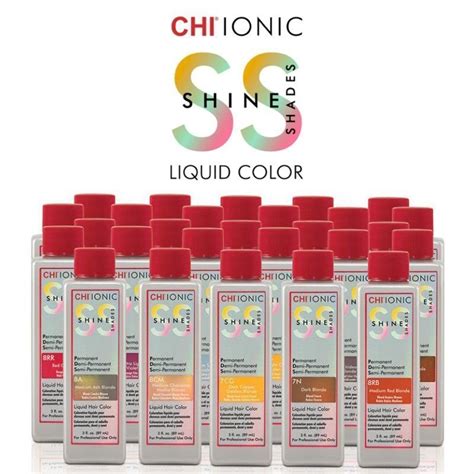 Chi ionic shine shades - Formulas will depend on your client’s haircolor, but here is Cynthia’s go-to pairing: Formula A (glaze): CHI Ionic Shine Shades 11A + 10-volume developer. Formula B (concentrated pigment): CHI Ionic Shine Shades 6N + 8N OR Chi Ionic Shine Shades 7N + 9N. This overlay will get your client’s shadow root to the ideal Level 8/9.